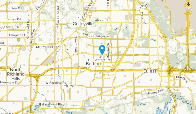 Bedford, Texas Map