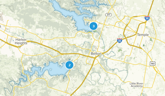 Belton, Texas Map