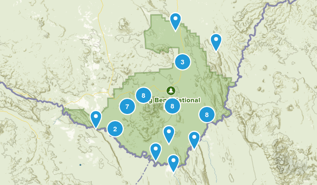 Big Bend National Park, Texas Map