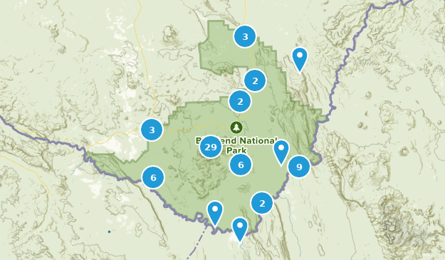 Big Bend National Park, Texas Map