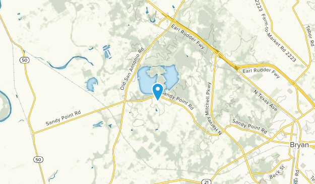 Bryan, Texas Map