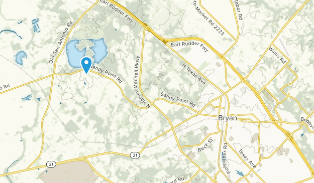 Bryan, Texas Map