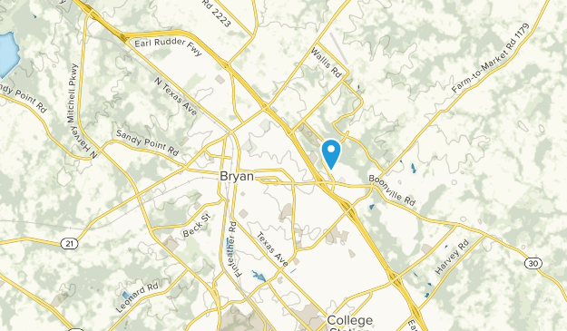 Bryan, Texas Map