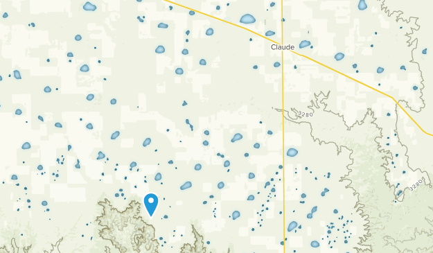 Claude, Texas Map