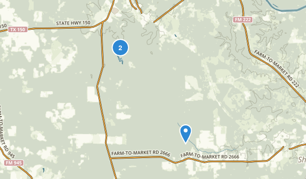 Coldspring, Texas Map