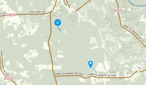Coldspring, Texas Map