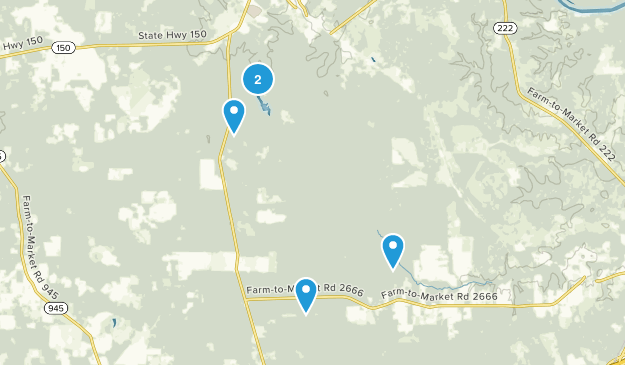 Coldspring, Texas Map