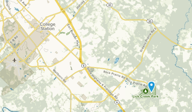 College Station, Texas Map