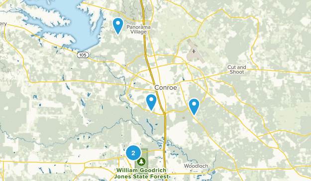 Conroe, Texas Map