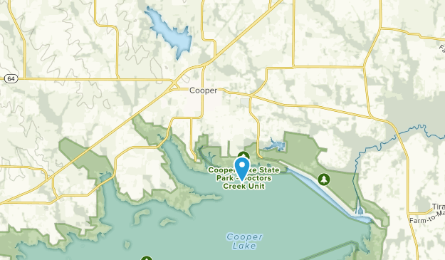 Cooper, Texas Map