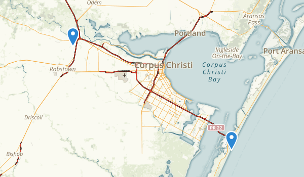 Corpus Christi, Texas Map