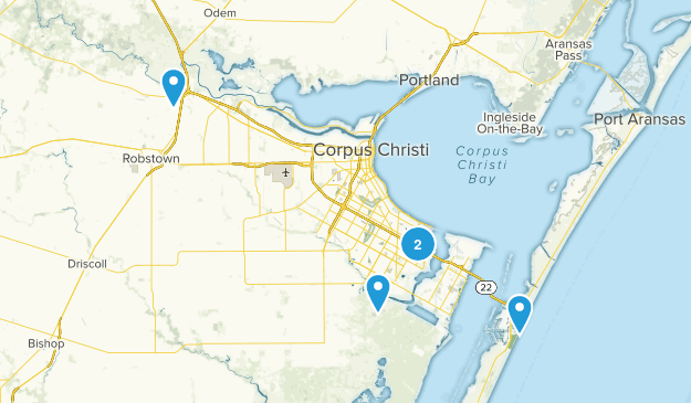 Corpus Christi, Texas Map