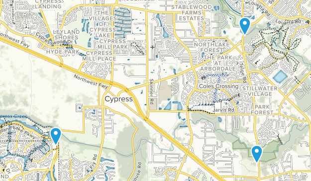 Cypress, Texas Map