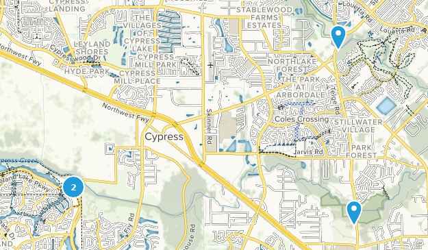 Cypress, Texas Map