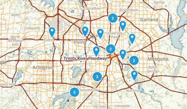 Dallas, Texas Map