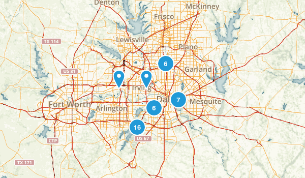 Dallas, Texas Map