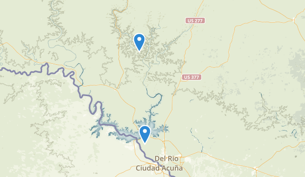 Del Rio, Texas Map