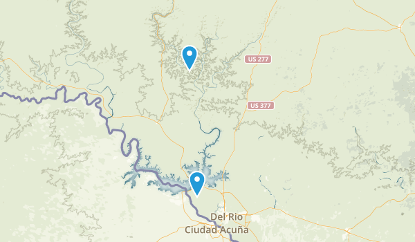 Del Rio, Texas Map