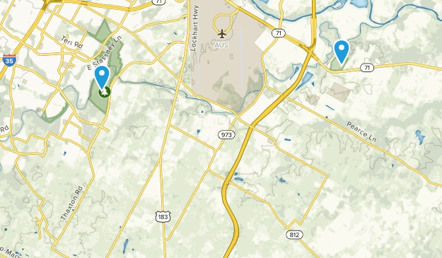 Del Valle, Texas Map
