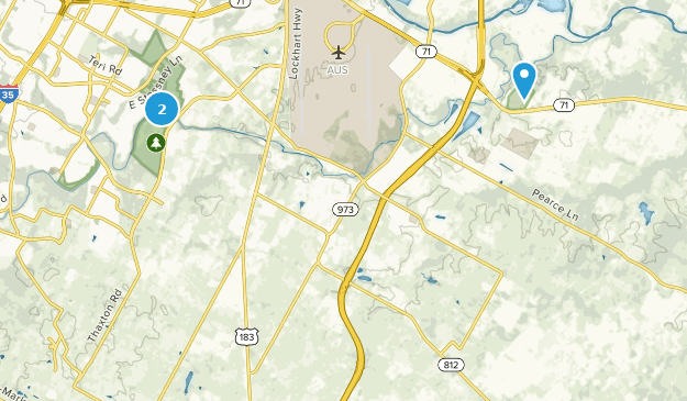 Del Valle, Texas Map