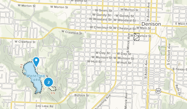Denison, Texas Map