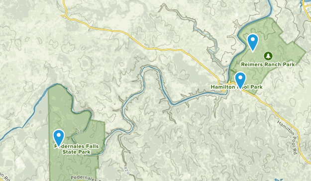 Dripping Springs, Texas Map