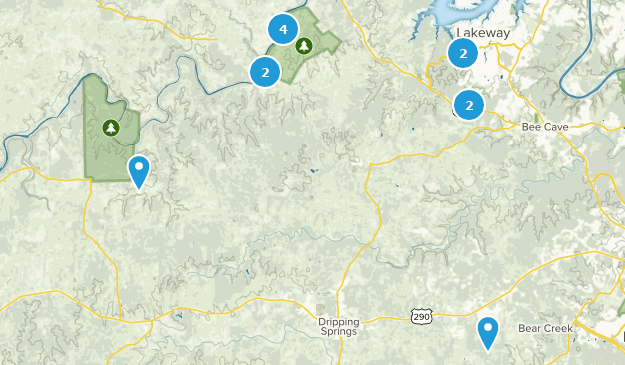 Dripping Springs, Texas Map