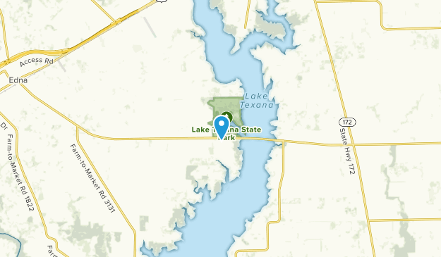 Edna, Texas Map