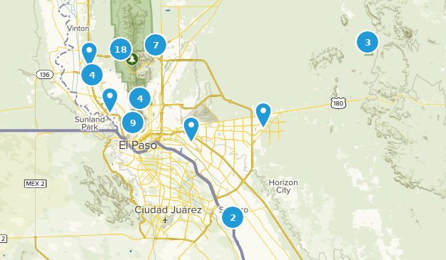 El Paso, Texas Map