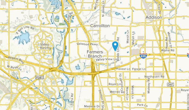 Farmers Branch, Texas Map