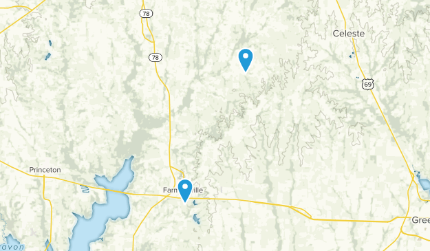 Farmersville, Texas Map