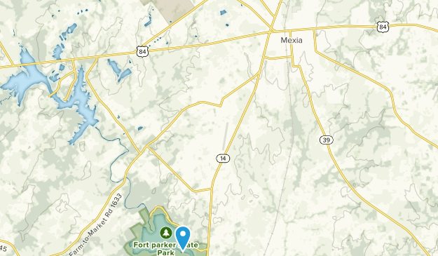 Fort Parker, Texas Map