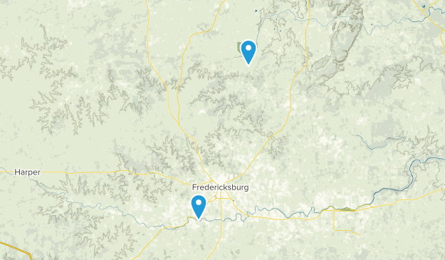 Fredericksburg, Texas Map