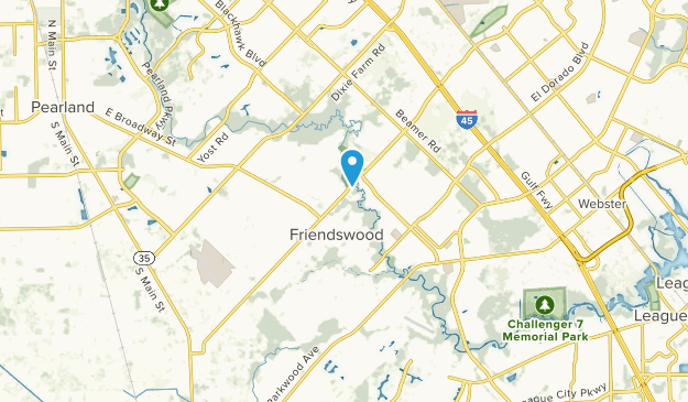 Friendswood, Texas Map