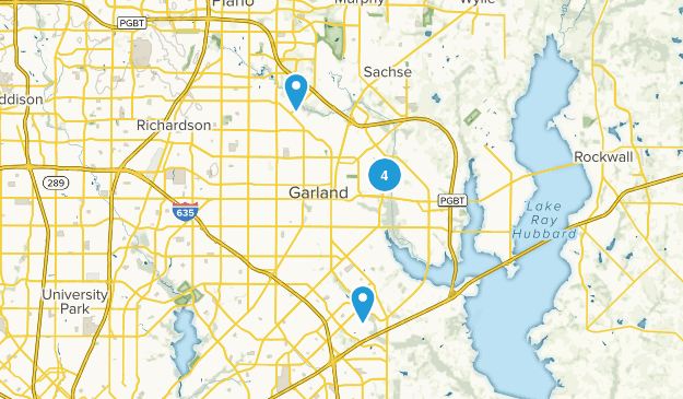Garland, Texas Map