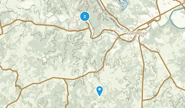 Glen Rose, Texas Map