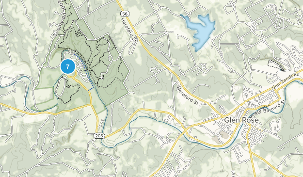 Glen Rose, Texas Map
