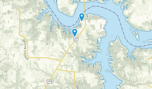 Gordonville, Texas Map