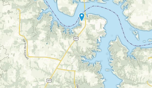 Gordonville, Texas Map