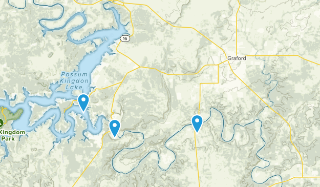 Graford, Texas Map
