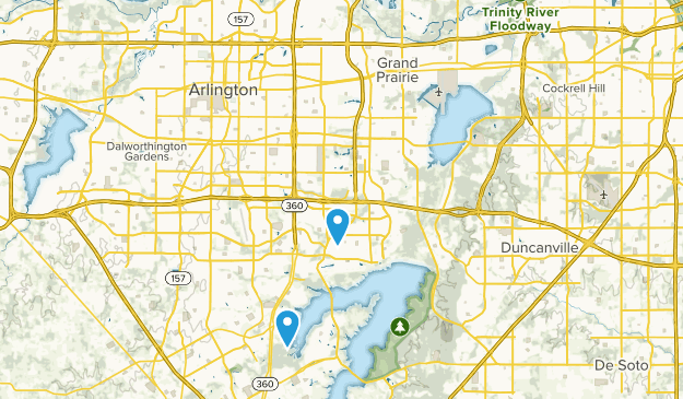 Grand Prairie, Texas Map