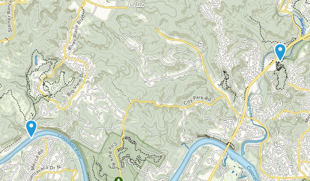 Greenshores, Texas Map