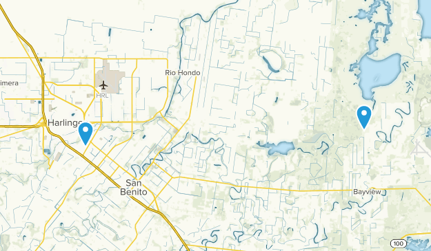 Harlingen, Texas Map