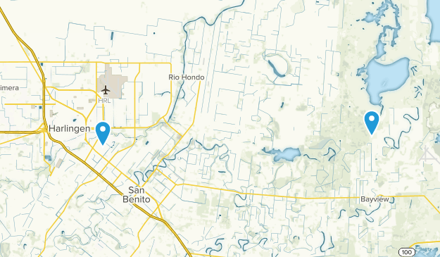 Harlingen, Texas Map
