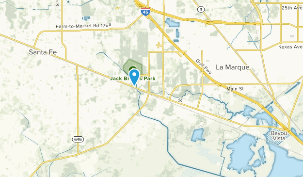 Hitchcock, Texas Map