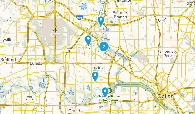 Irving, Texas Map