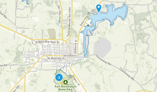Jacksboro, Texas Map