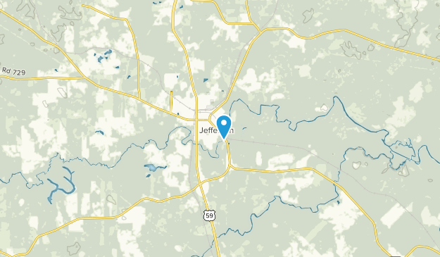 Jefferson, Texas Map