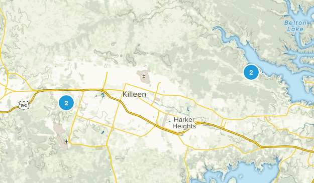 Killeen, Texas Map