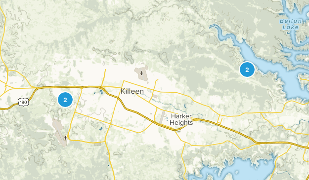 Killeen, Texas Map
